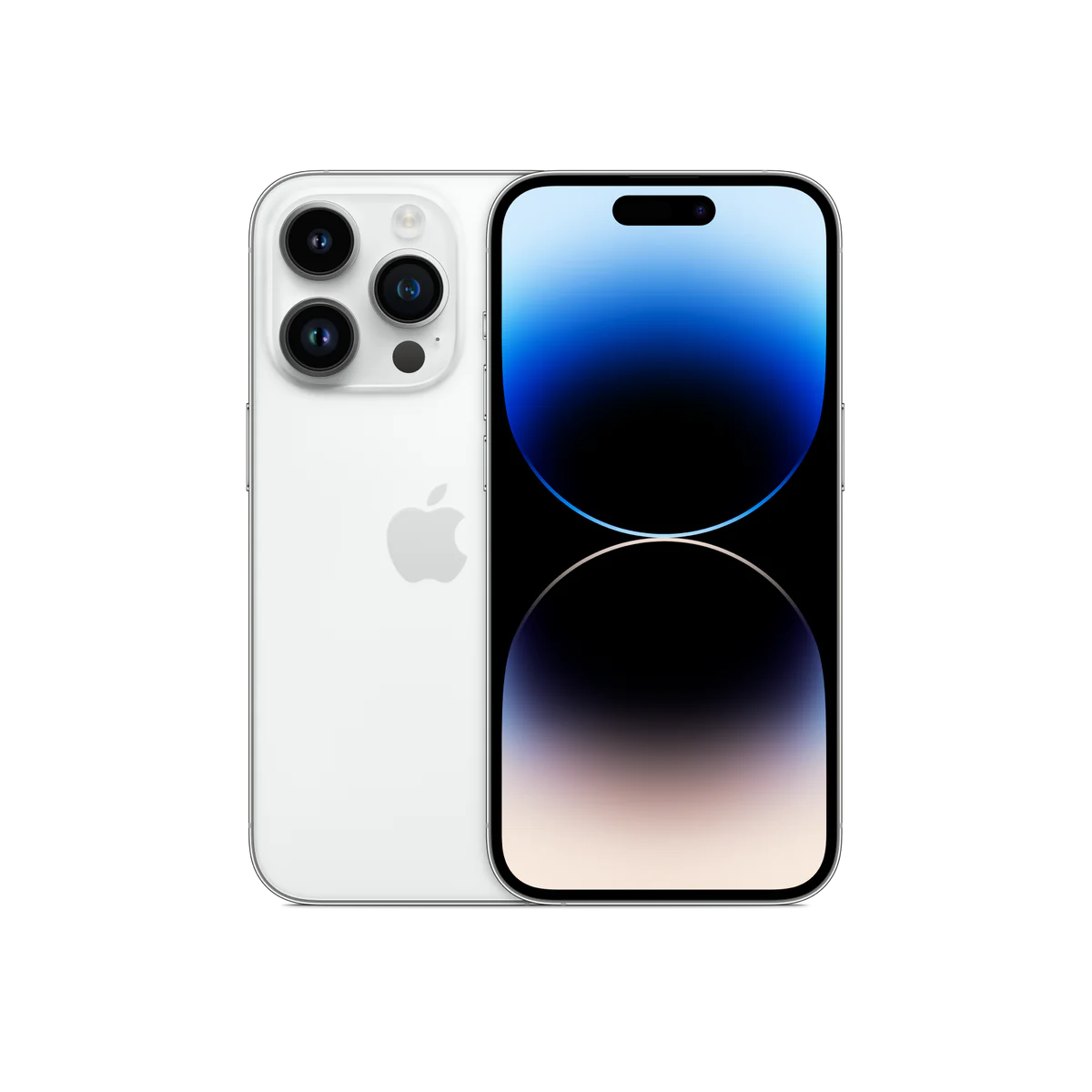 iphone 14 pro silver pure back iphone 14 pro silver pure front 2 up screen usen 4b96c250 3660 48f3 8597 895cff61df5a